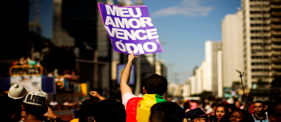 Parada do Orgulho LGBT em São Paulo, 2015. Foto: Fotos Públicas/Leo Pinheiro